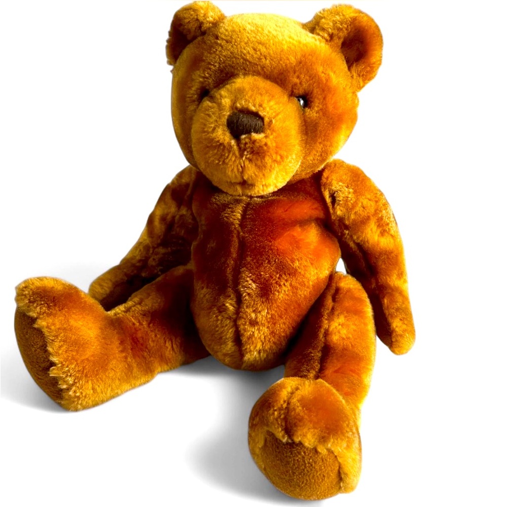 Velvet Brand Brown Teddy Bear – 15” Plush Weighted Stuffed Animal